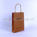 Pacote De Alimentos Brown Kraft Paper Bag With Paper Handle